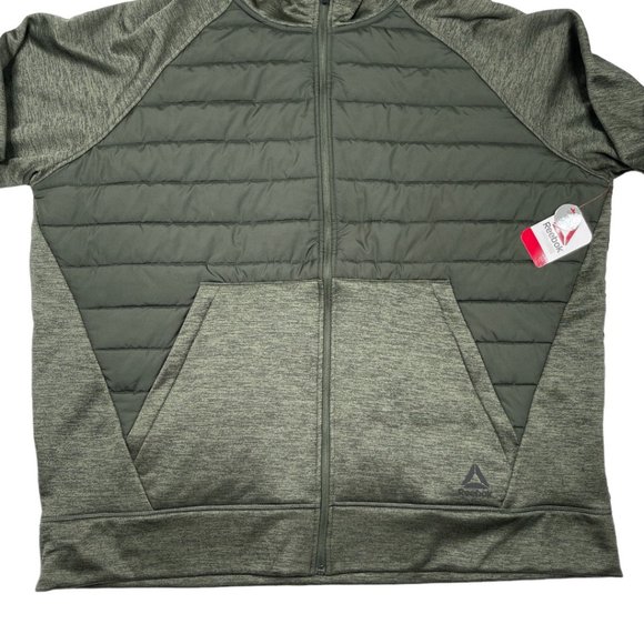 Men's Reebok Zip Up Sweater Jacket - Picture 6 of 13